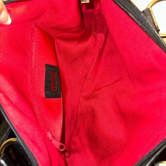 HOBO INTERNATIONAL Vintage Rare front buckle strap accent...